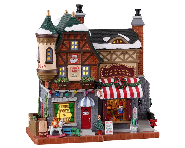 LEMAX Santa&#x27;s List Toy Shop #15798