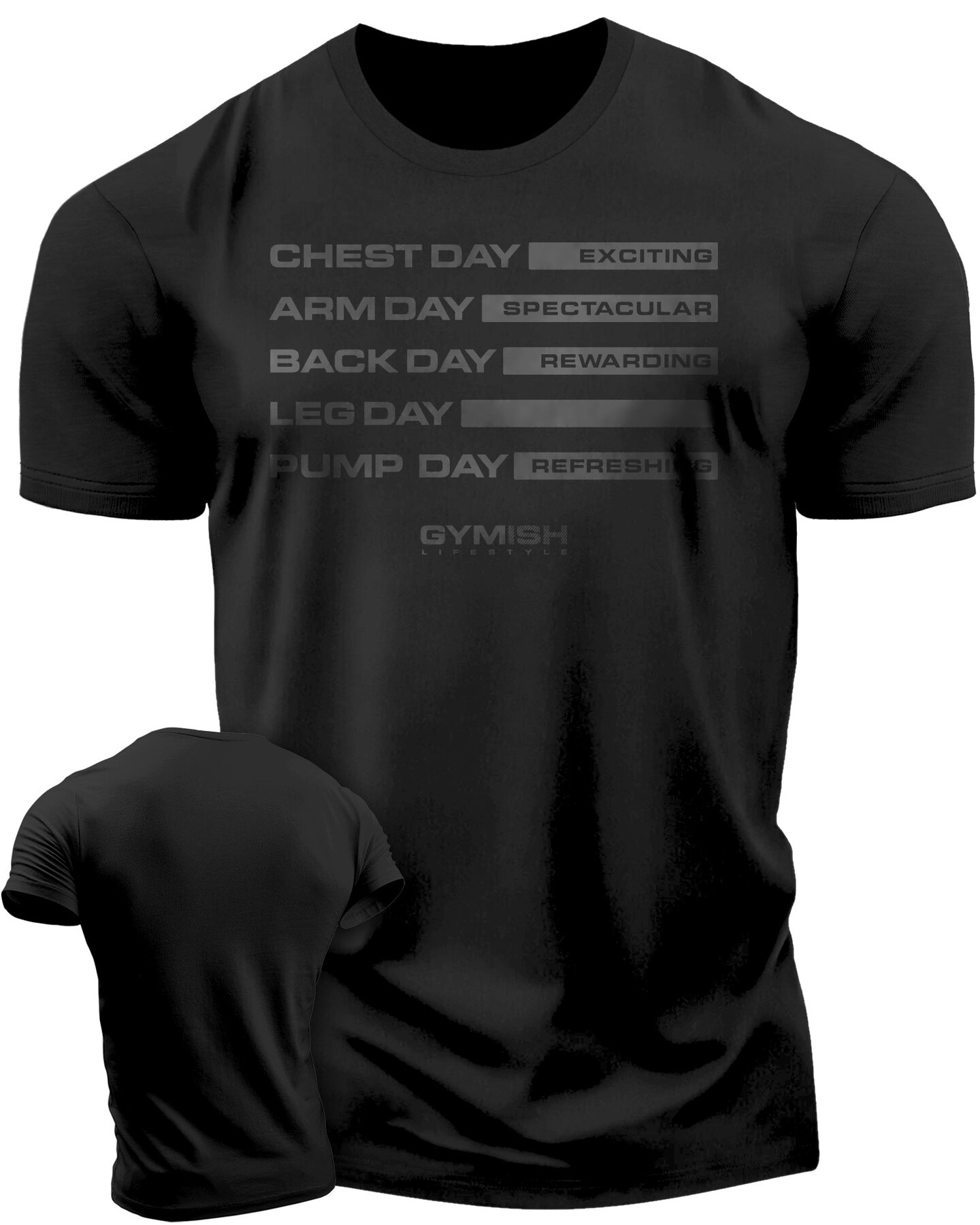 054. Gym Days Leg Day Funny Motivational Workout Gym T-Shirt for Men - image51