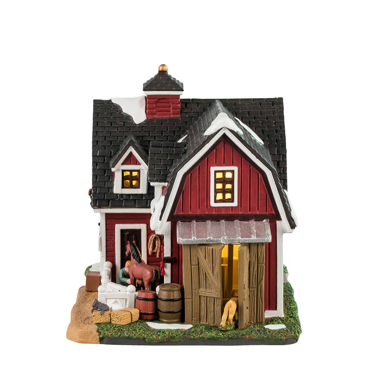 Lemax&#xA9; Harvest Crossing Village&#x2122;: Red Barn Veterinary Hospital