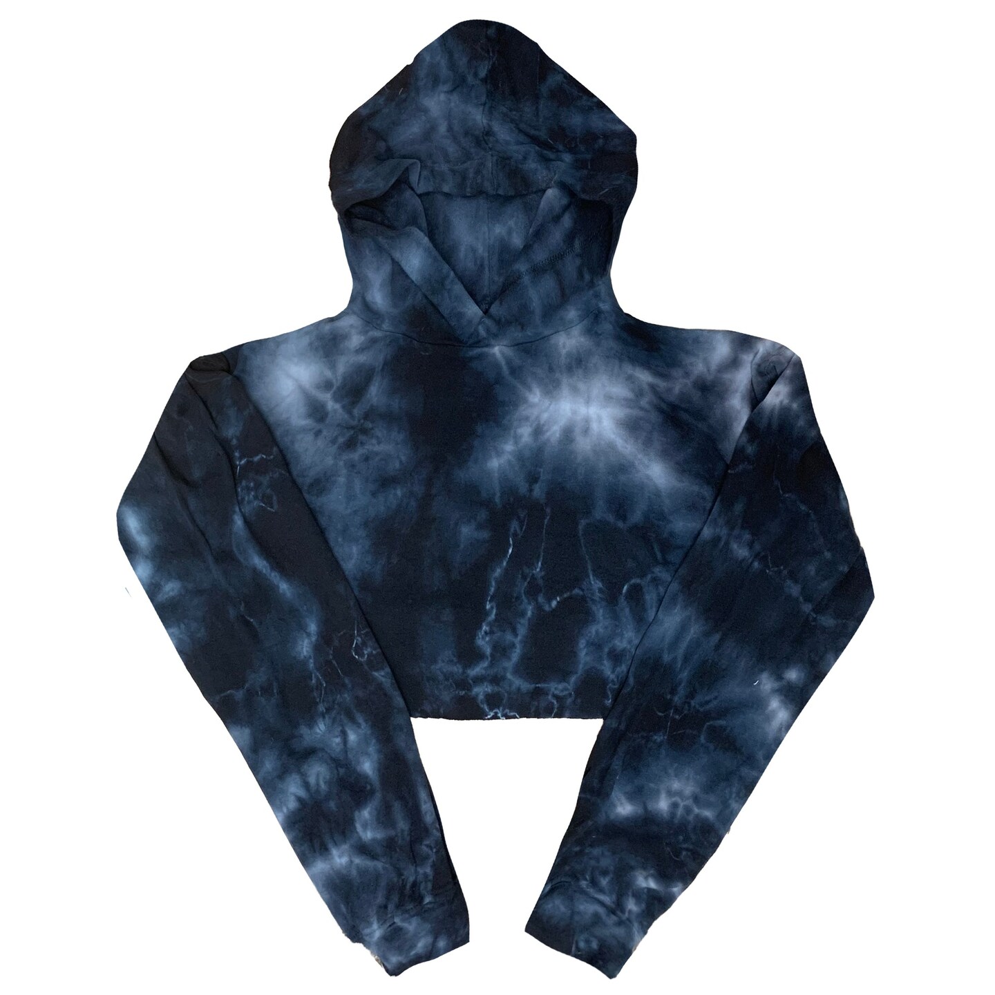 Women&#x27;s Cropped Tie Dye Hoodie
