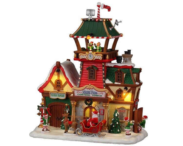 LEMAX North Pole Control Tower, with 4.5V Adaptor #25864