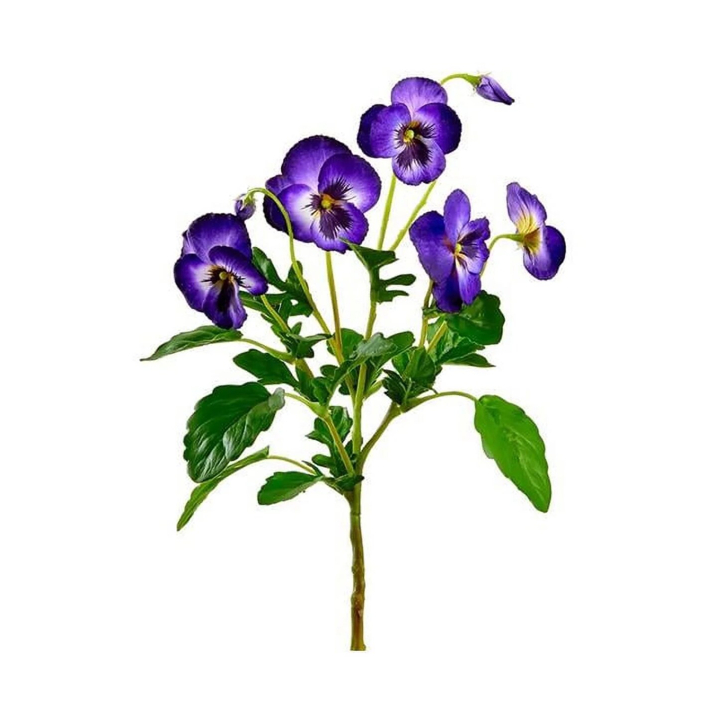 Allstate Pansy Artificial Floral Spray - 26&#x22; - Purple