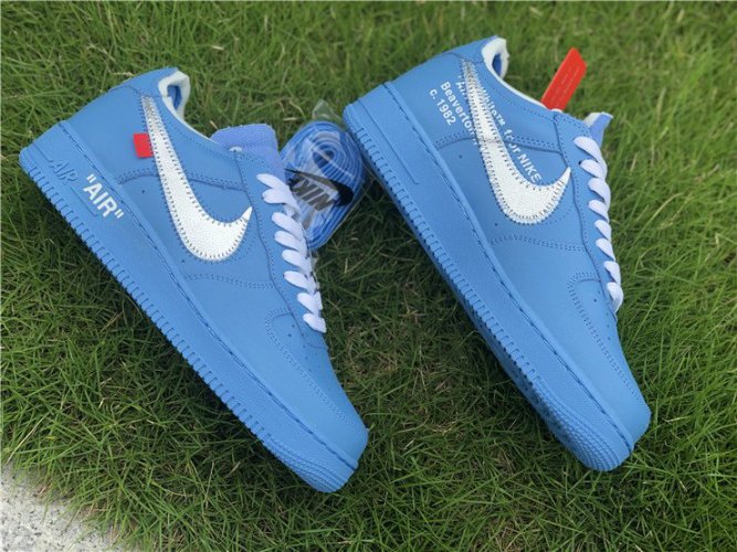 Nike Air Force 1 Low Off-White MCA University Blue | MakerPlace by