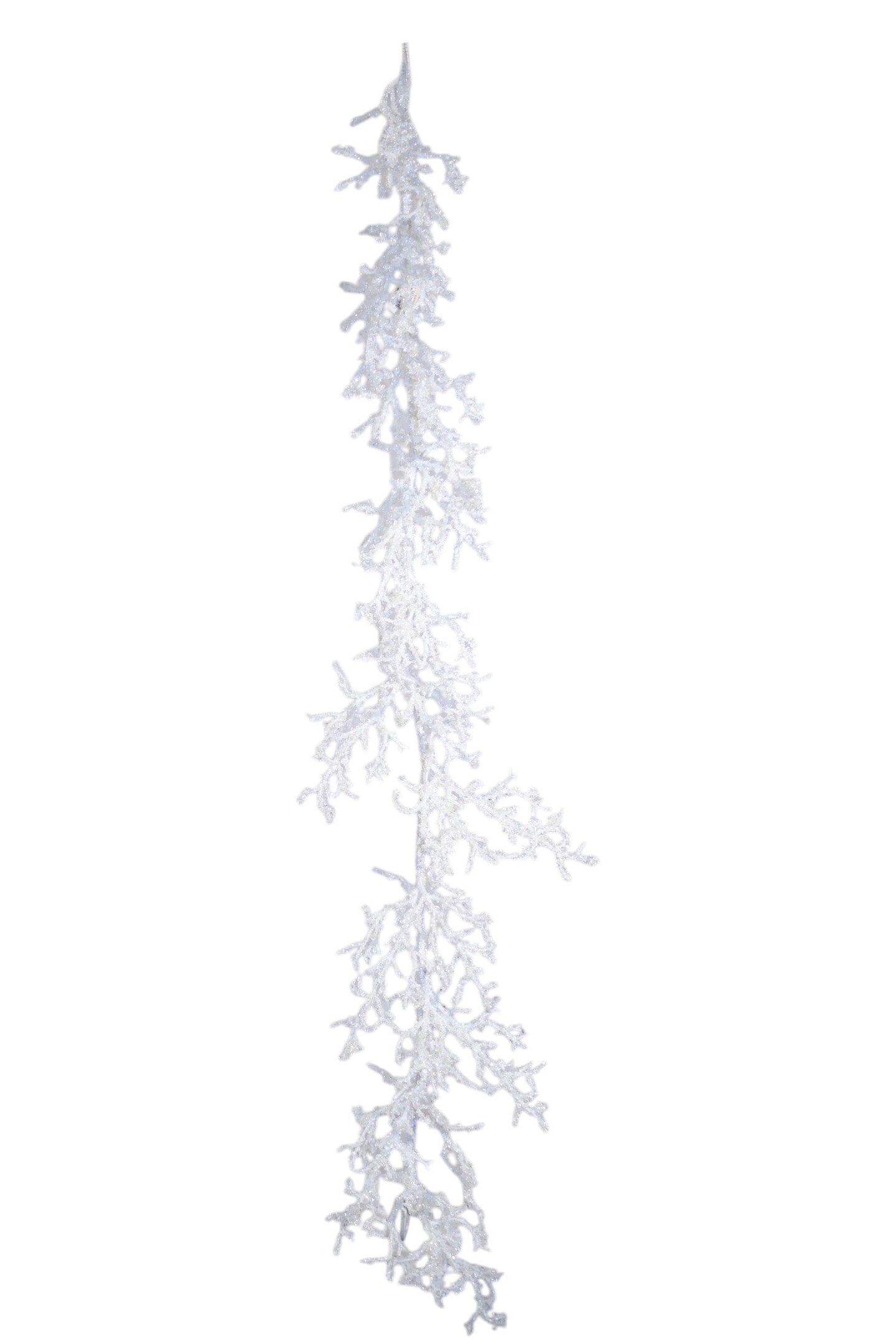 5' Iced Twig Garland – Artificial Frosted Holiday Décor, Christmas Garland for Home, Wreaths & Centerpieces, Set of 2