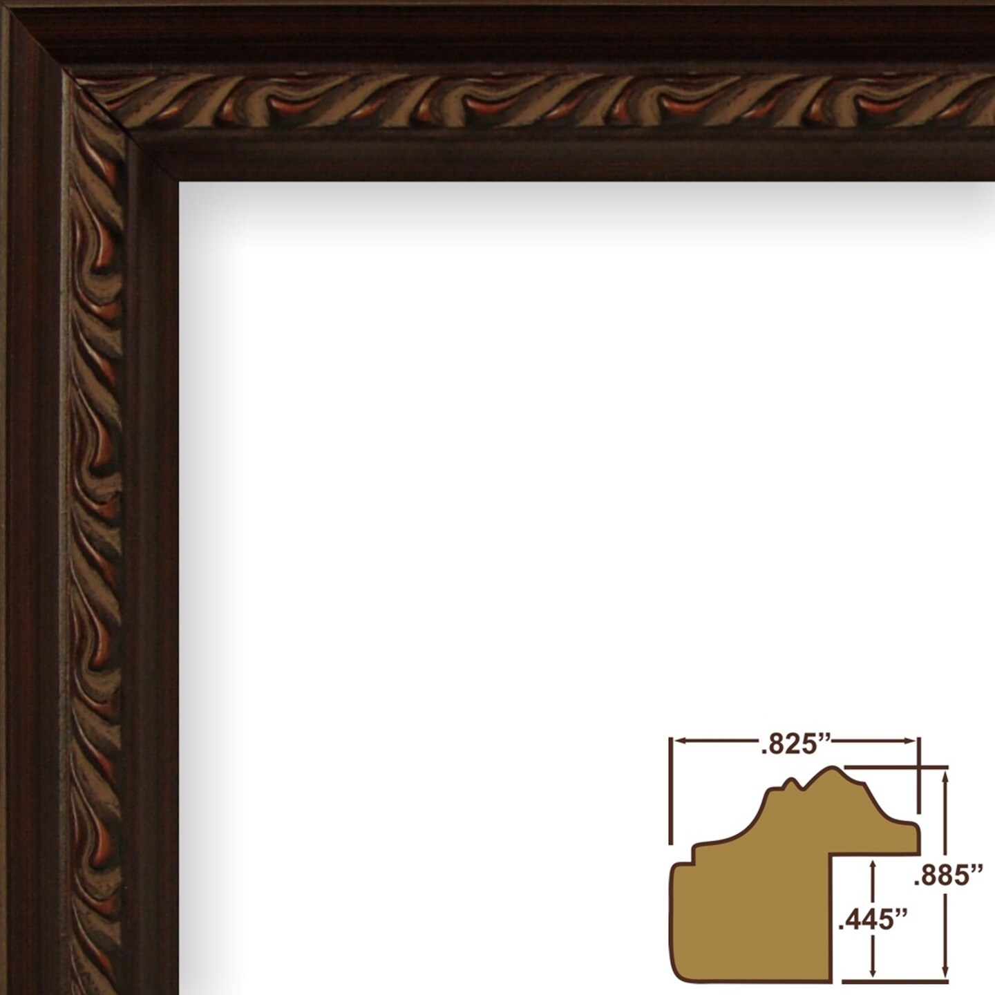 19x27 Picture Frame, Whittemore 0.875 Inch Wood Moulding, Wall Display Frame for Art, Posters, or Photos by wallsthatspeak