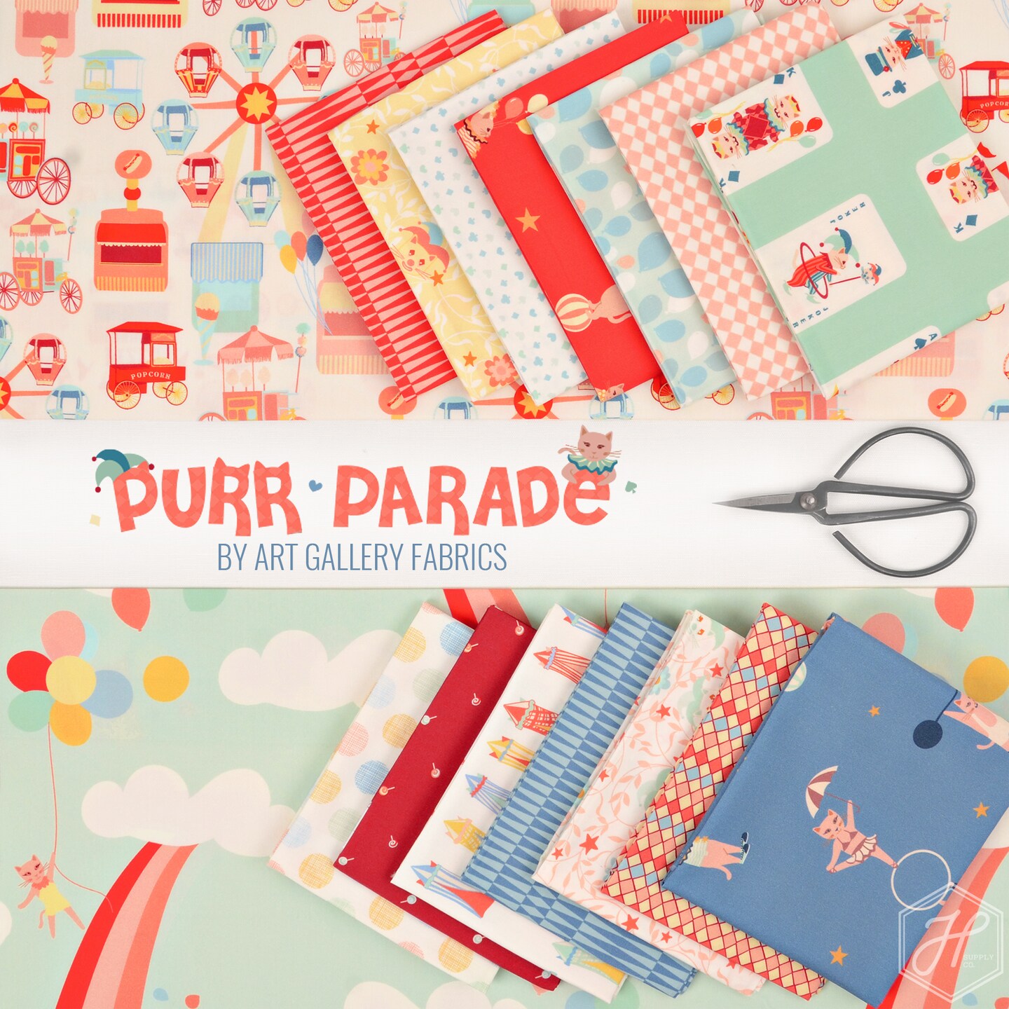 Purrfect Performers in Cool (prp54200) | Purr Parade | AGF Studio | Art Gallery