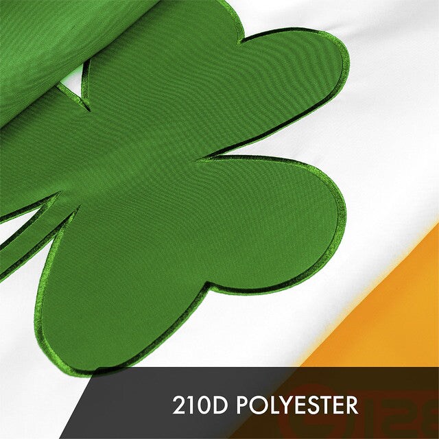 Ireland SHAMROCK Irish Flag 3x5 Ft 3-Pack Embroidered Polyester By G128