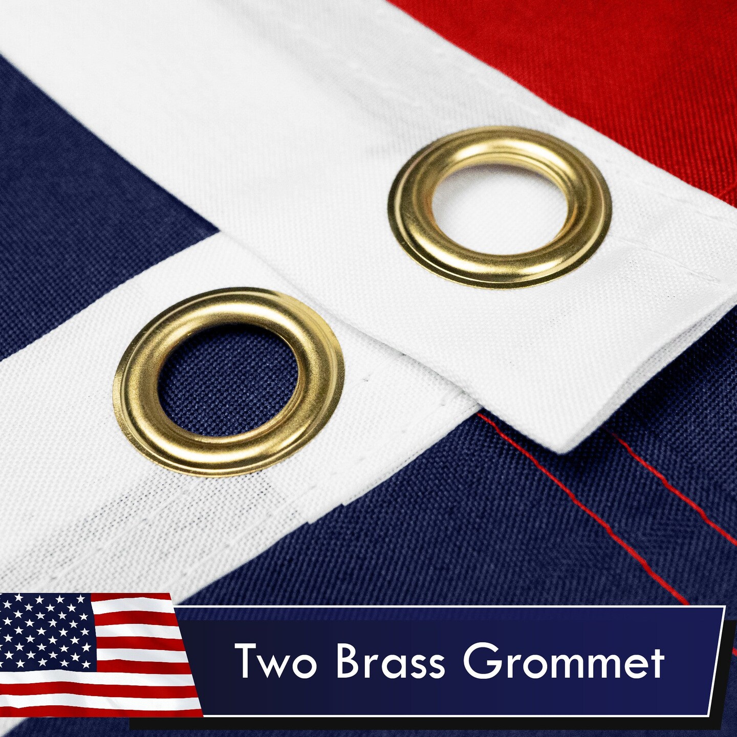 USA American Flag 3x5 Ft 2-Pack Printed Polyester By G128