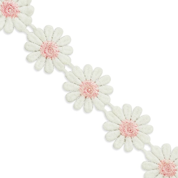 5 Yards of Casey Daisy Flower Trim | 5 yard cut