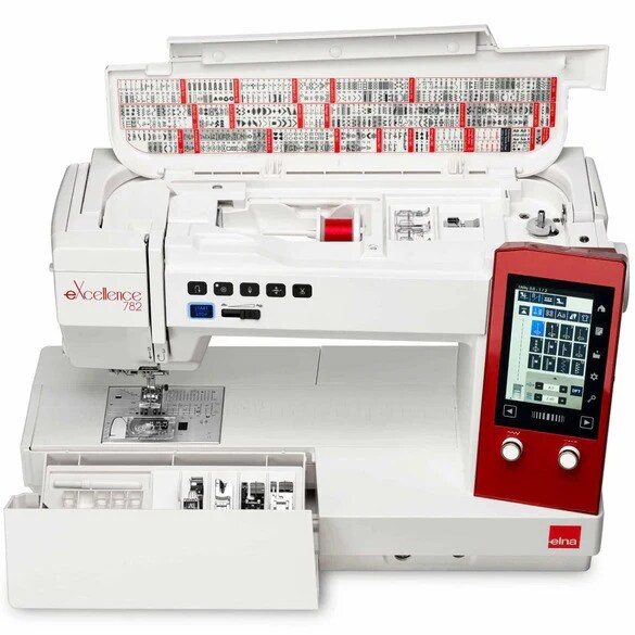 elna eXcellence 782 Computerized Sewing Machine with Accurate Stitch Regulator