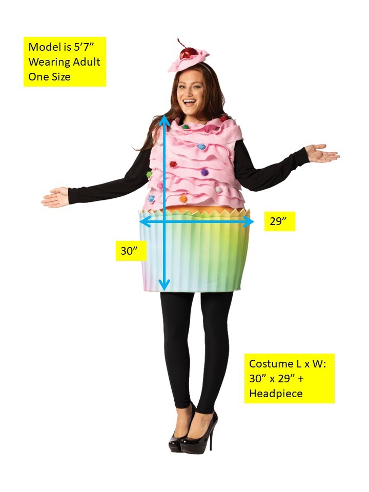 Ultimate Cupcake Halloween Costume, Adult One Size