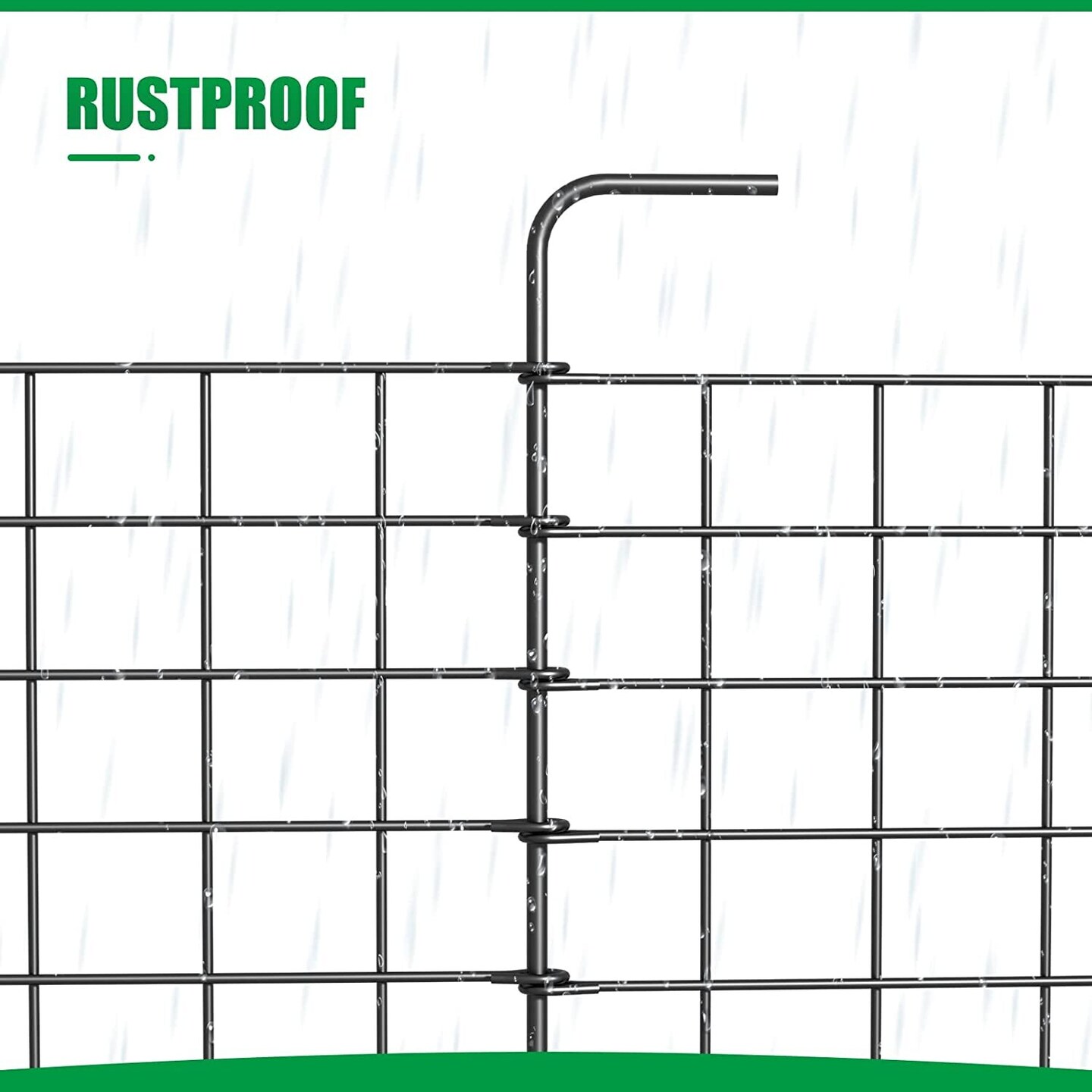 6 Inch x 50 Feet Galvanized Steel Garden Border Edging - Heavy-Duty Metal Fencing for Lawn, Flower Bed & Landscape
