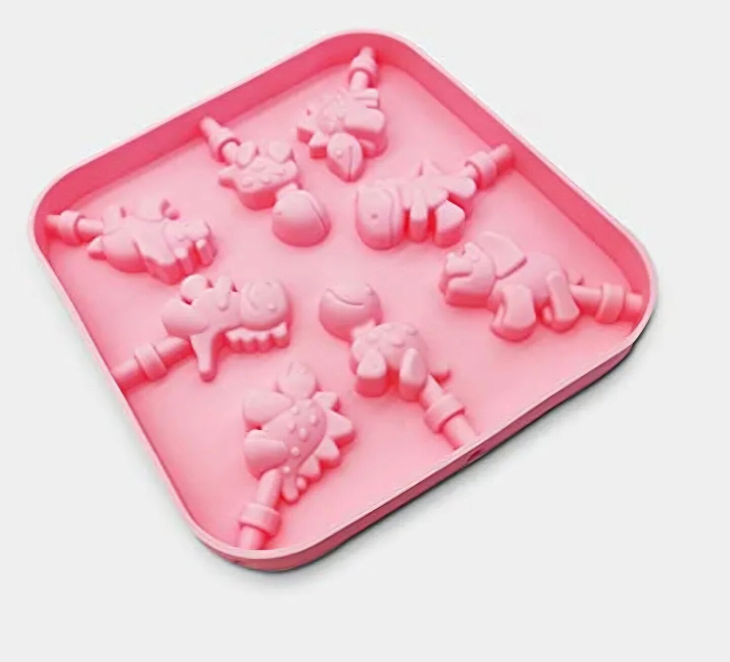 Dinosaur Lollipop Mold Cakewalk Fun Candy Making Tool for Kids