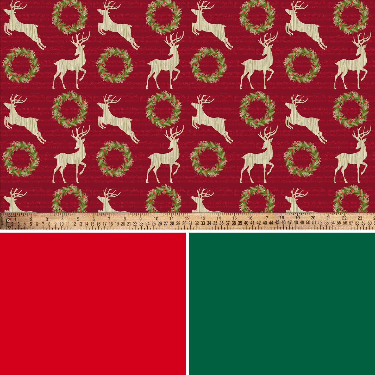 DAVID TEXTILES CHRISTMAS COTTON 3YD BUNDLE #2 (3 - 1Yd Cuts)