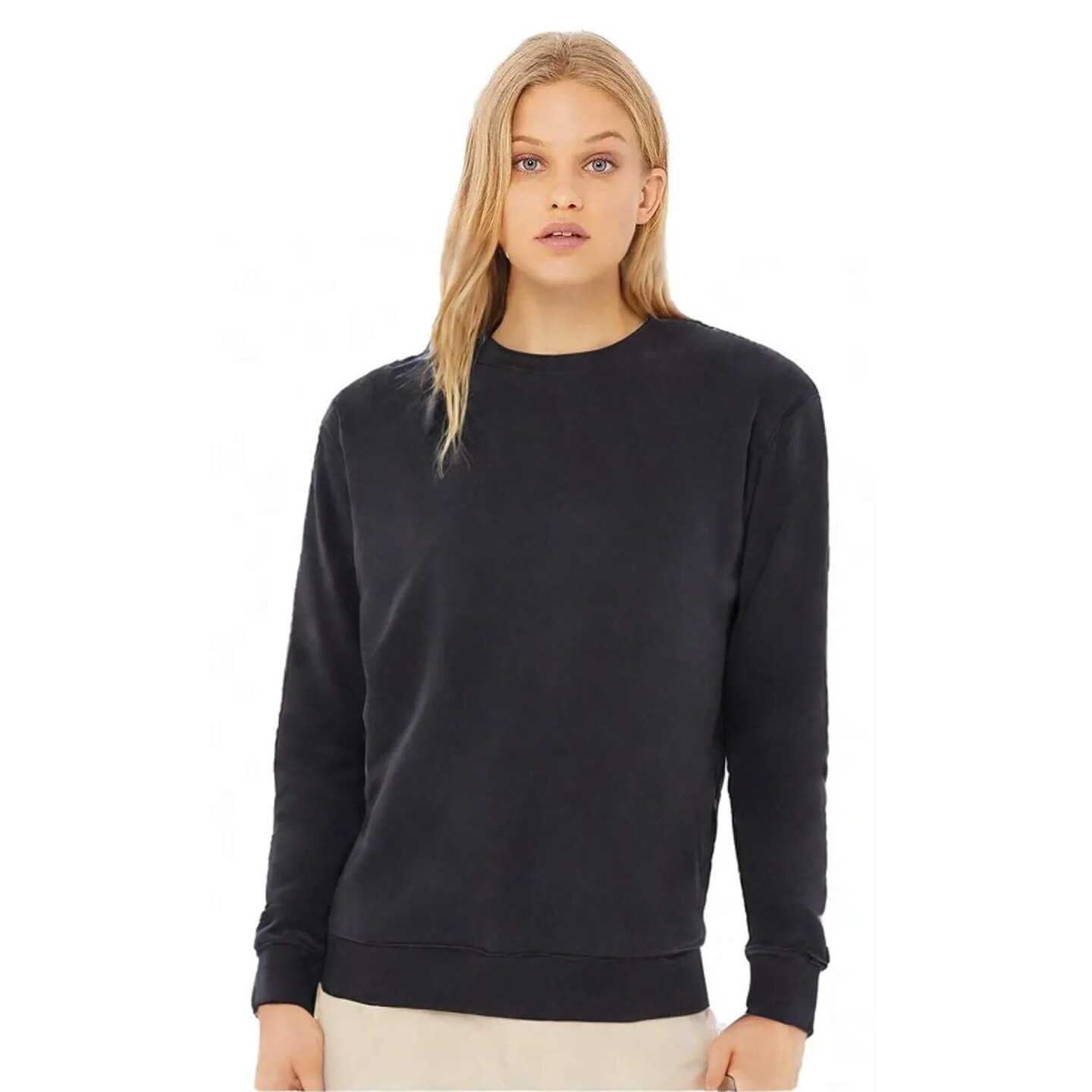 BELLA+CANVAS Sponge Fleece Drop Shoulder Crewneck Sweatshirt for Casual, Streetwear & Layering Wear