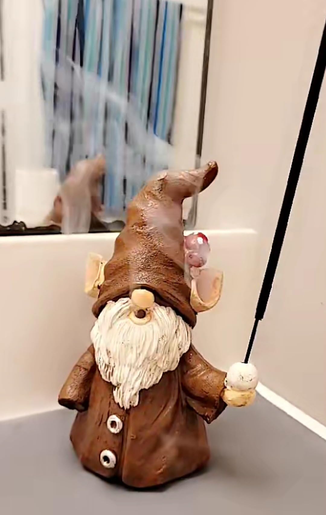 Gnome Incense Holder for Sticks Incense Cone Burner Ornaments Cute gift for all