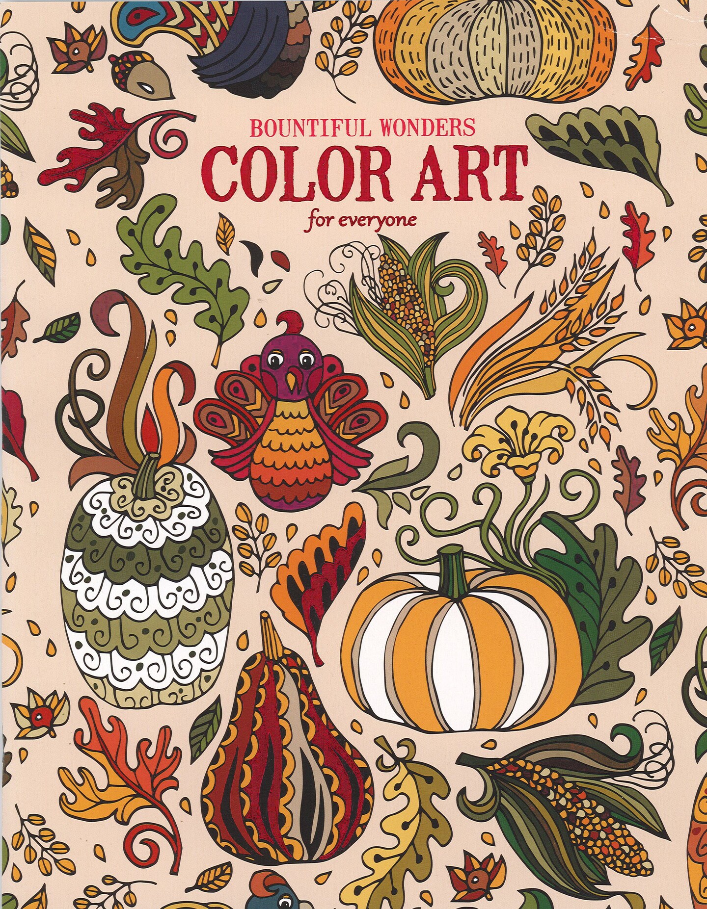 Leisure Arts Bountiful Wonders Color Art Color Coloring Book
