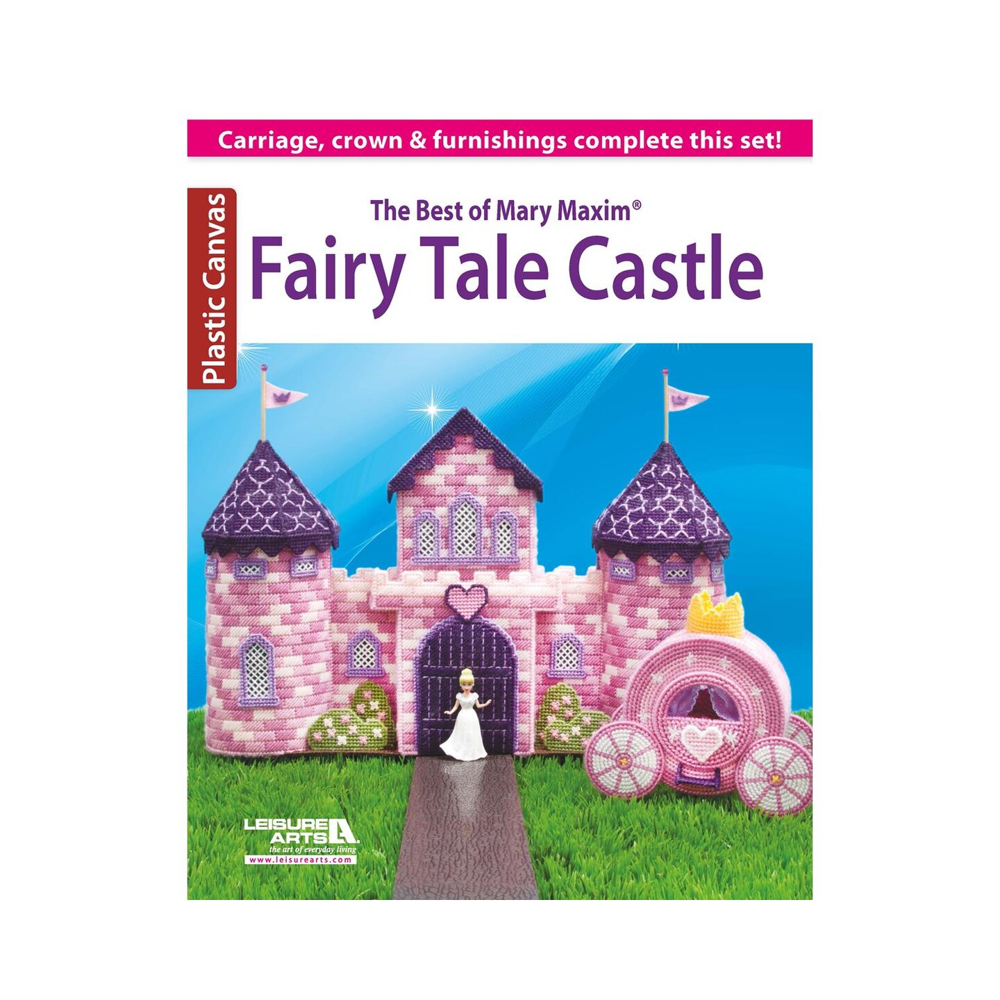 Leisure Arts Best Mary Maxim Fairy Tale Castle Plastic Canvas Cross ...