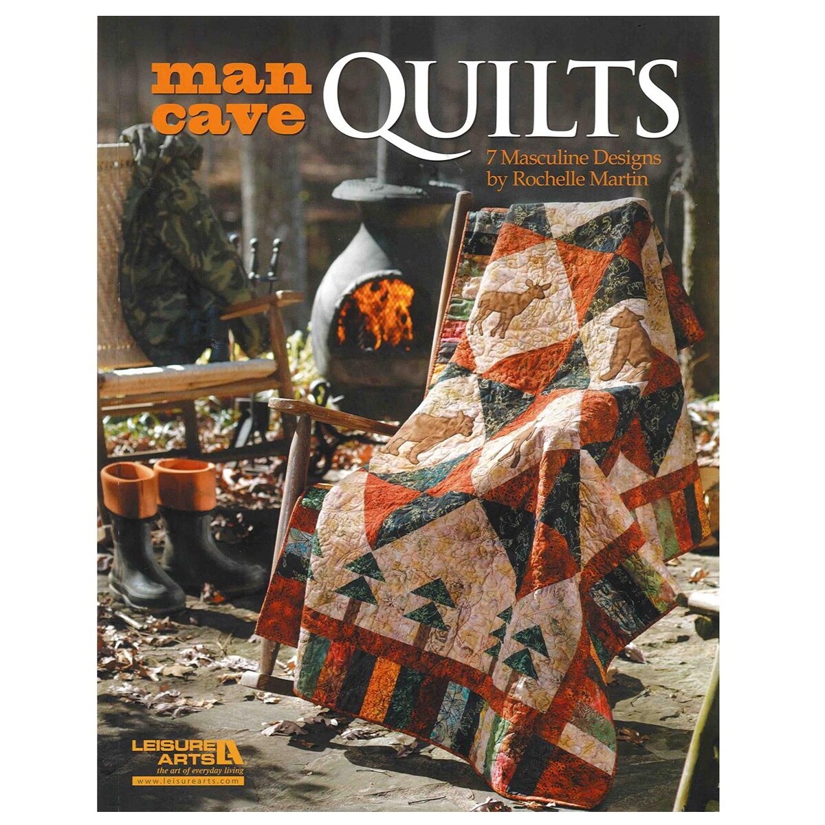 Leisure Arts Man Cave Quilts Book - Quilting Books With Quilting Patterns For Beginners, Cozy Quilts For His Space, Ideal Projects And Gifts