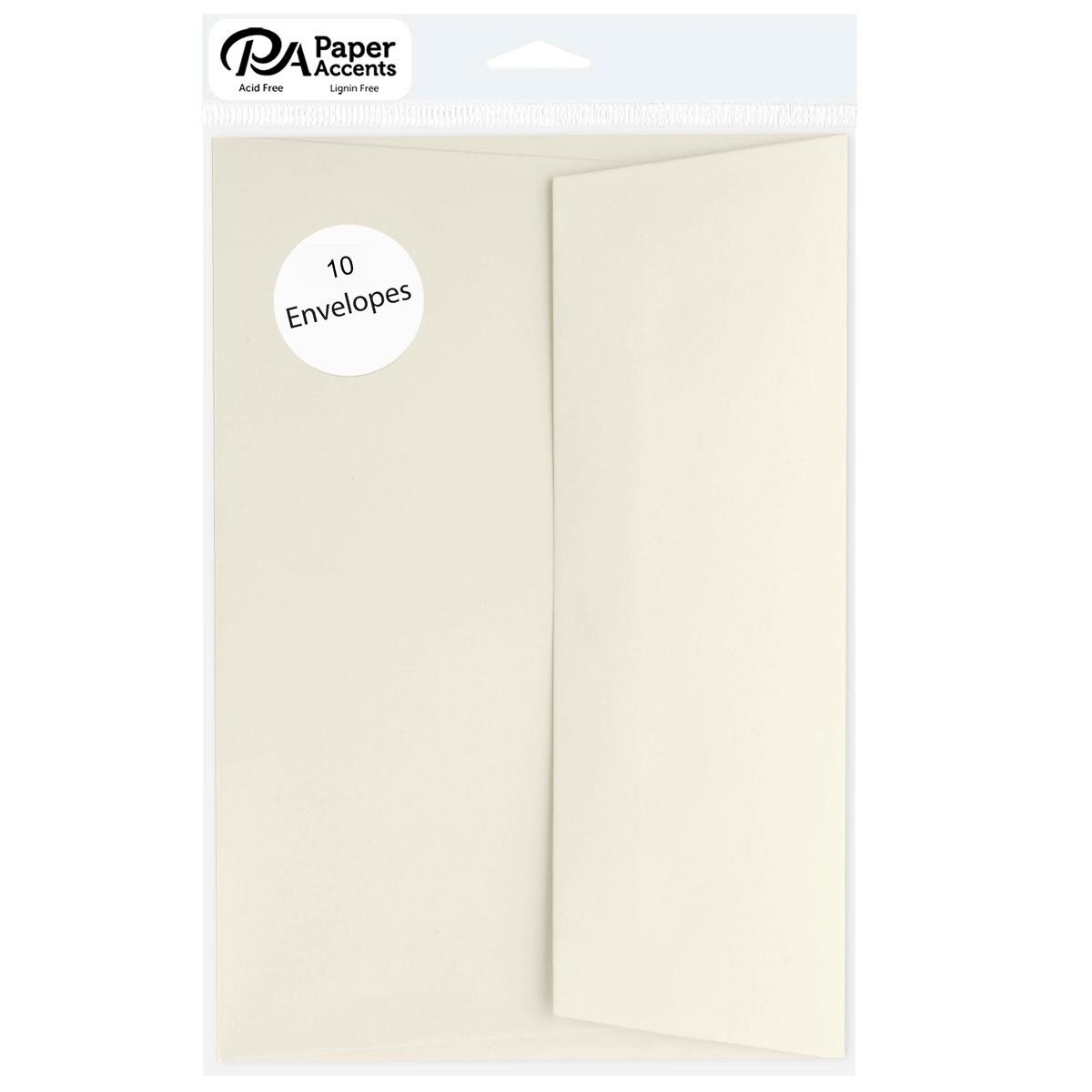 Accent Design Paper Accents Envelope, Cream, 10pc, 4.25"x6.25", Envelopes 4x6, 4x6 Envelopes For Invitations, Invitation Envelopes, Greeting Card