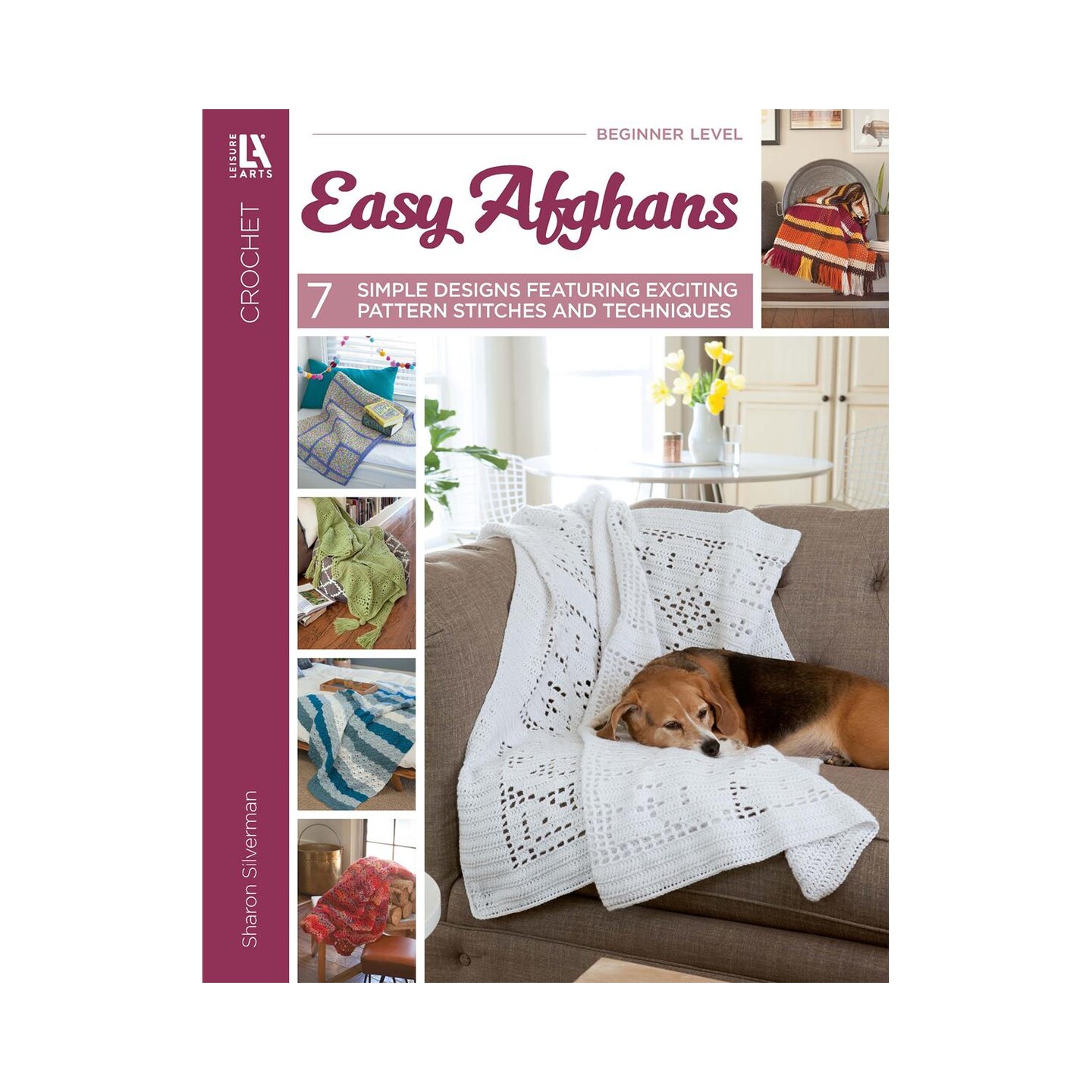 Leisure Arts Easy Afghans Crochet Book