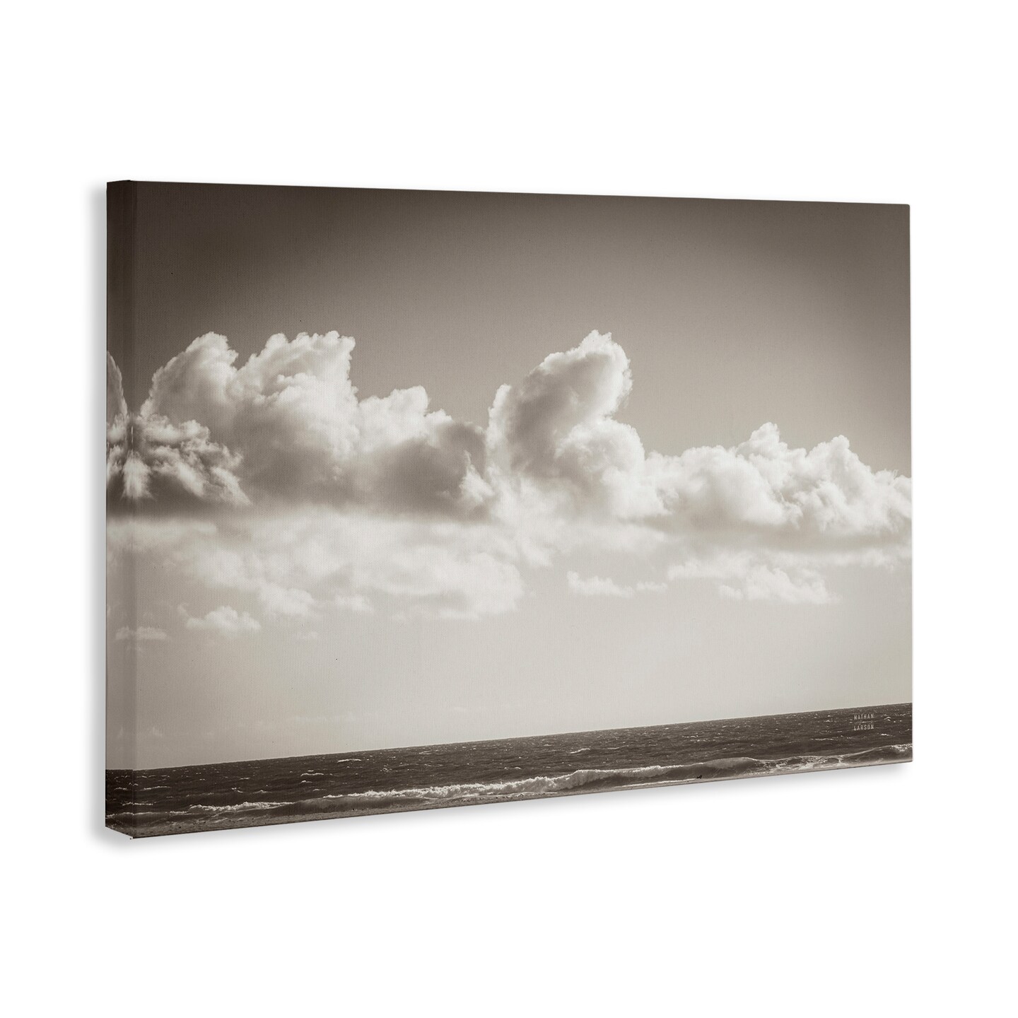 Stupell Industries Clouds over Venice Beach Canvas Wall Art Design by Nathan Larson