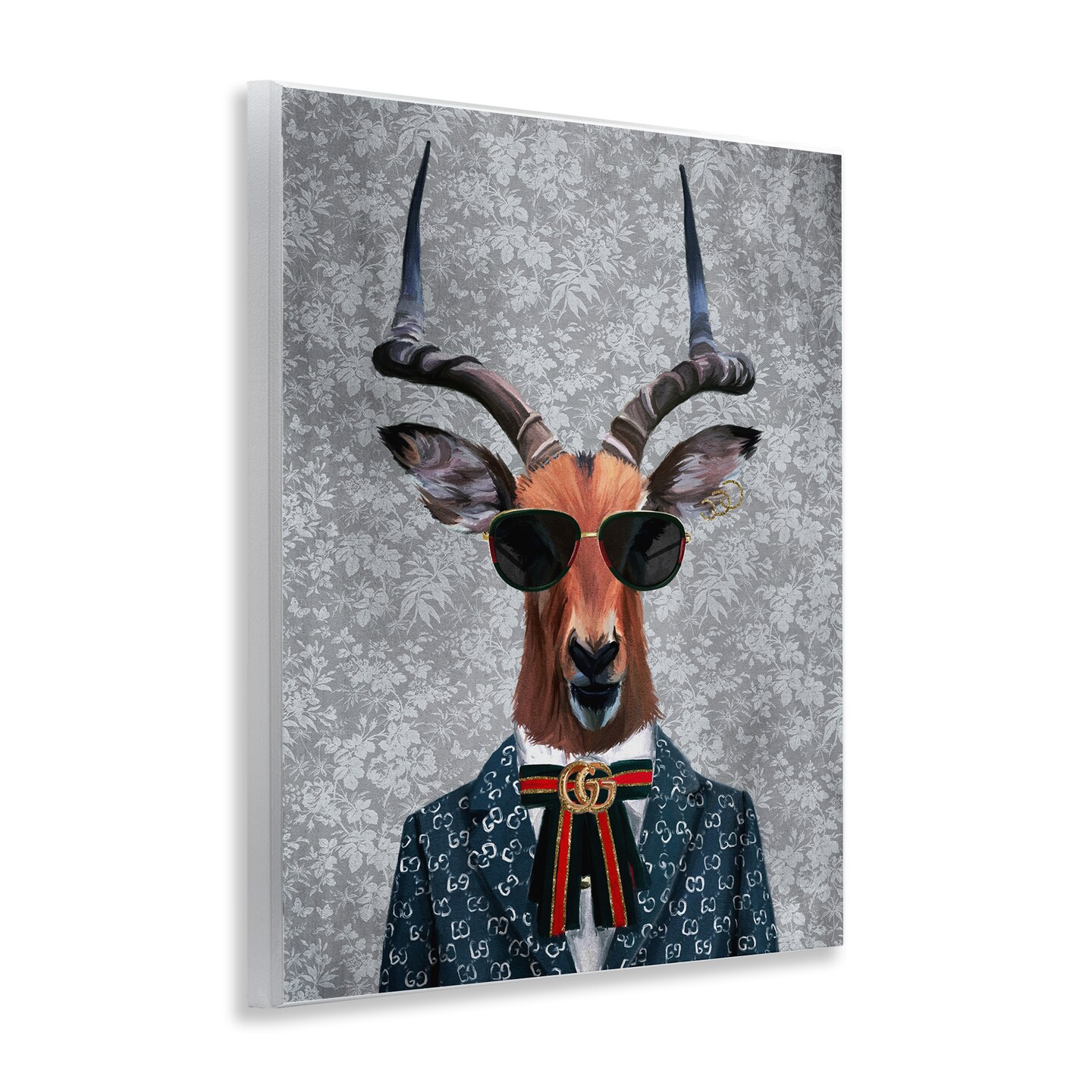 Stupell Industries Fashion Forward Antelope Wall Plaque Art Design by Svetlana Aleynikova