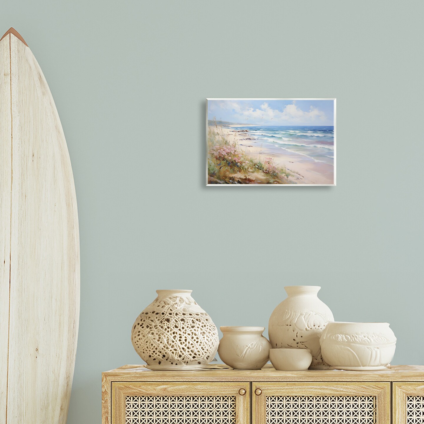 Stupell Industries Summer Coastal Waves Wall Plaque Art Design by Franklyn Gregory