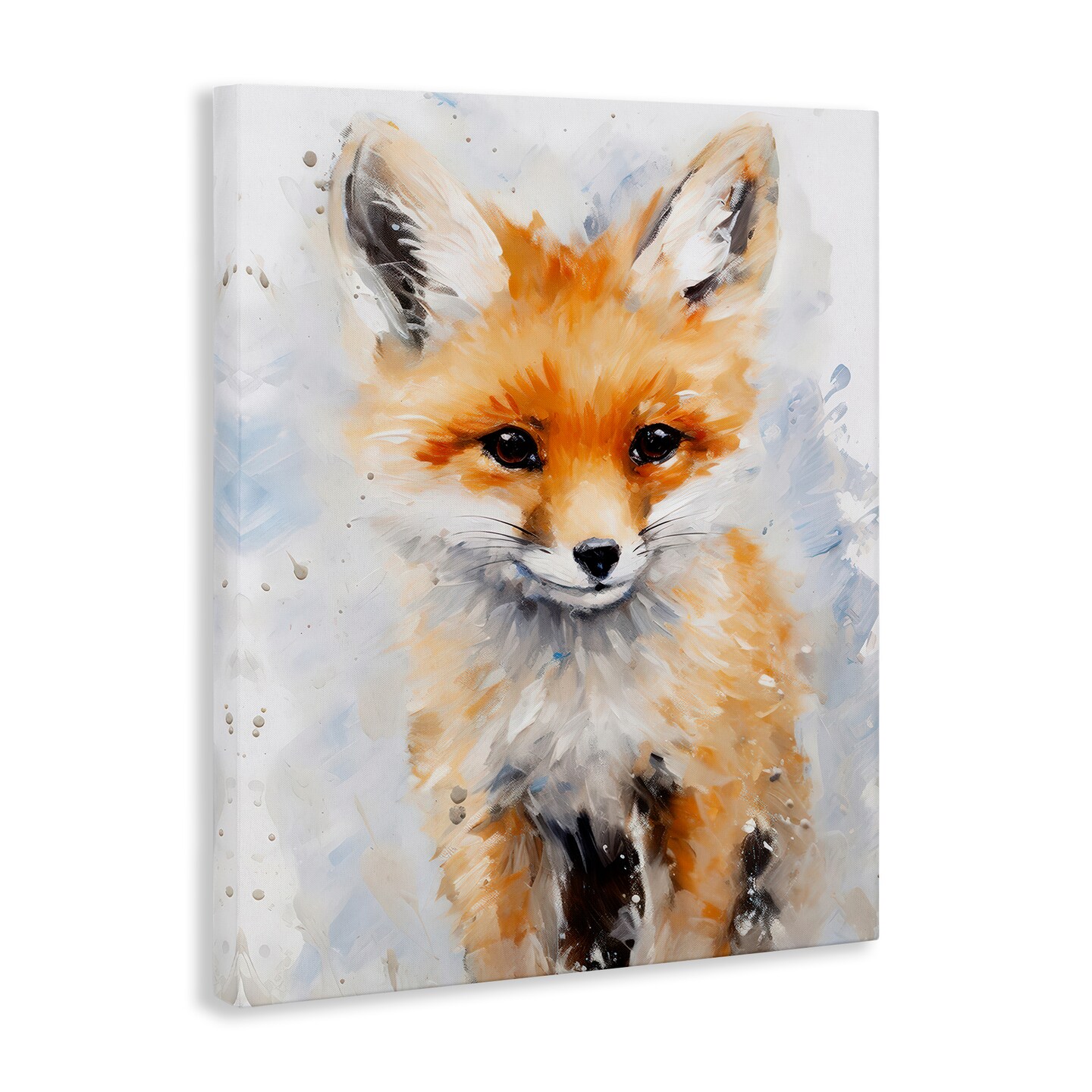 Stupell Industries Woodland Nursery Fox Canvas Wall Art Design by Franklyn Gregory