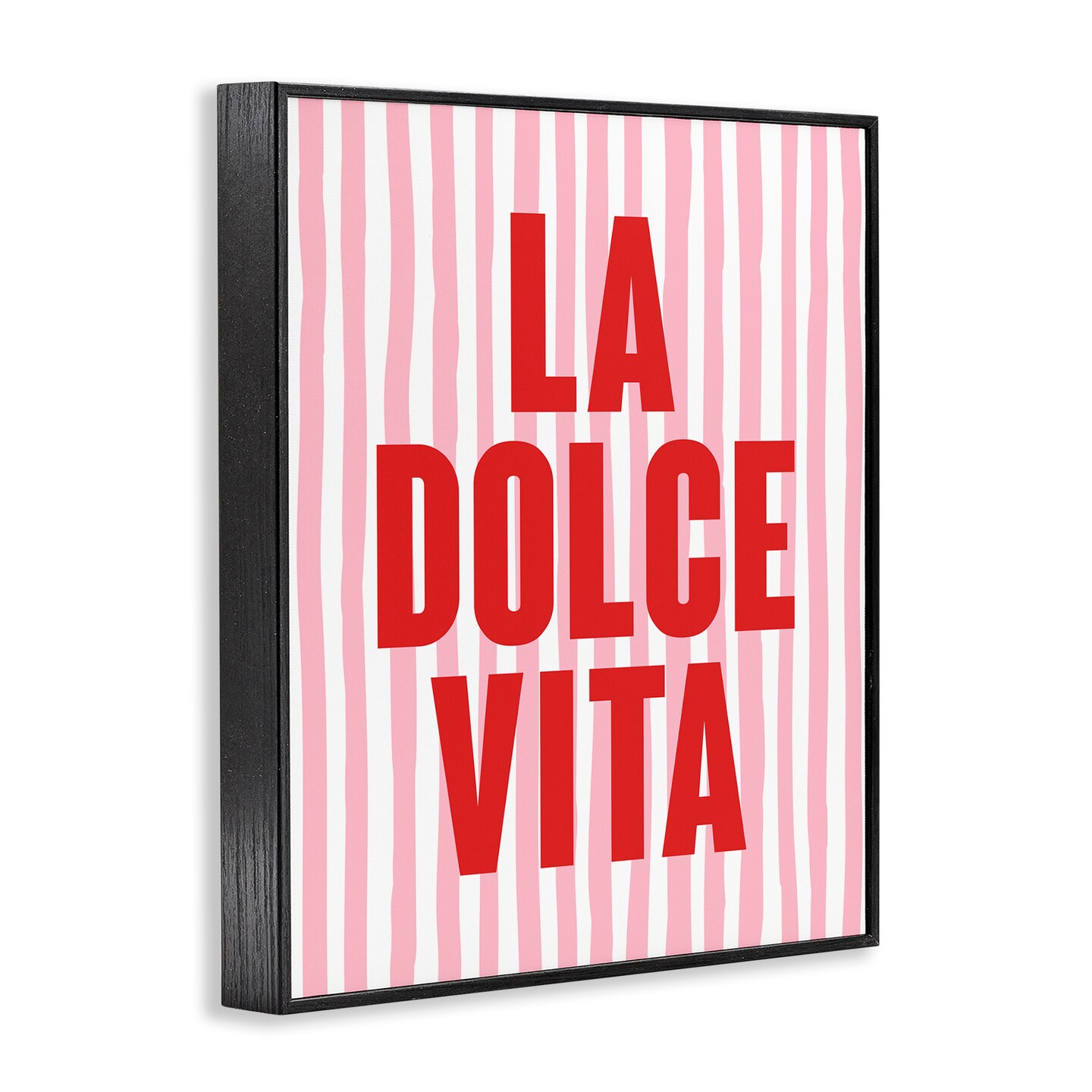 Stupell Industries La Dolce Vita Red Framed Giclee Wall Art Design by House of Lulu