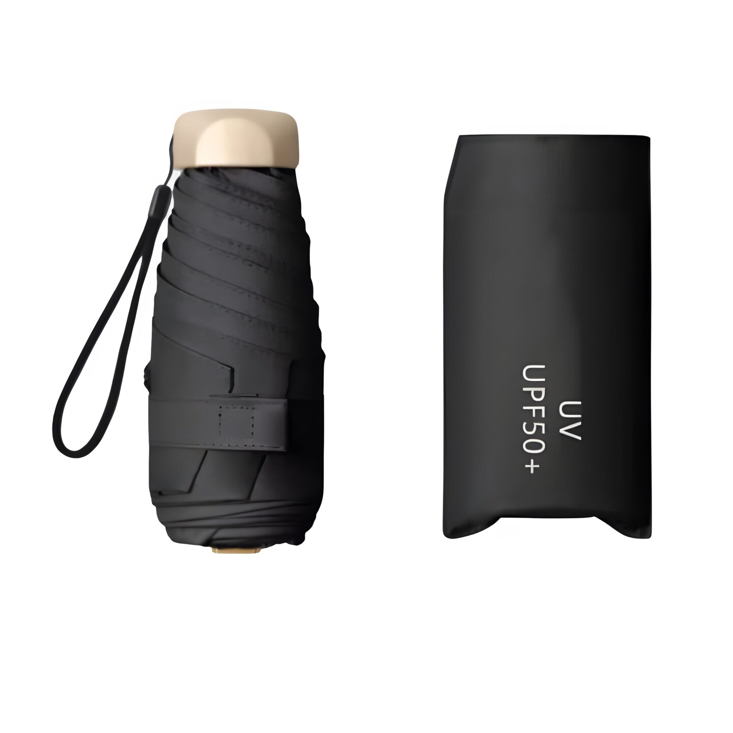 Kitcheniva Mini Portable Pocket Umbrella for Rain and Sun UV Protection