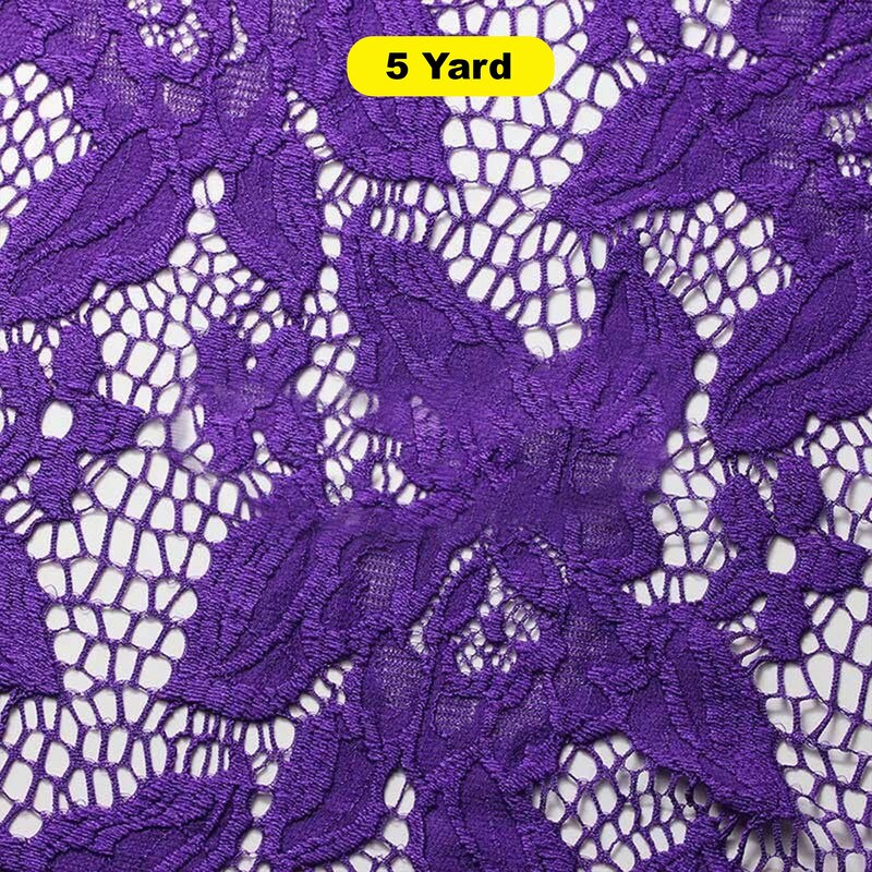Blossom Lace 4-Way Stretch Nylon Spandex Lace in 6 Colorways