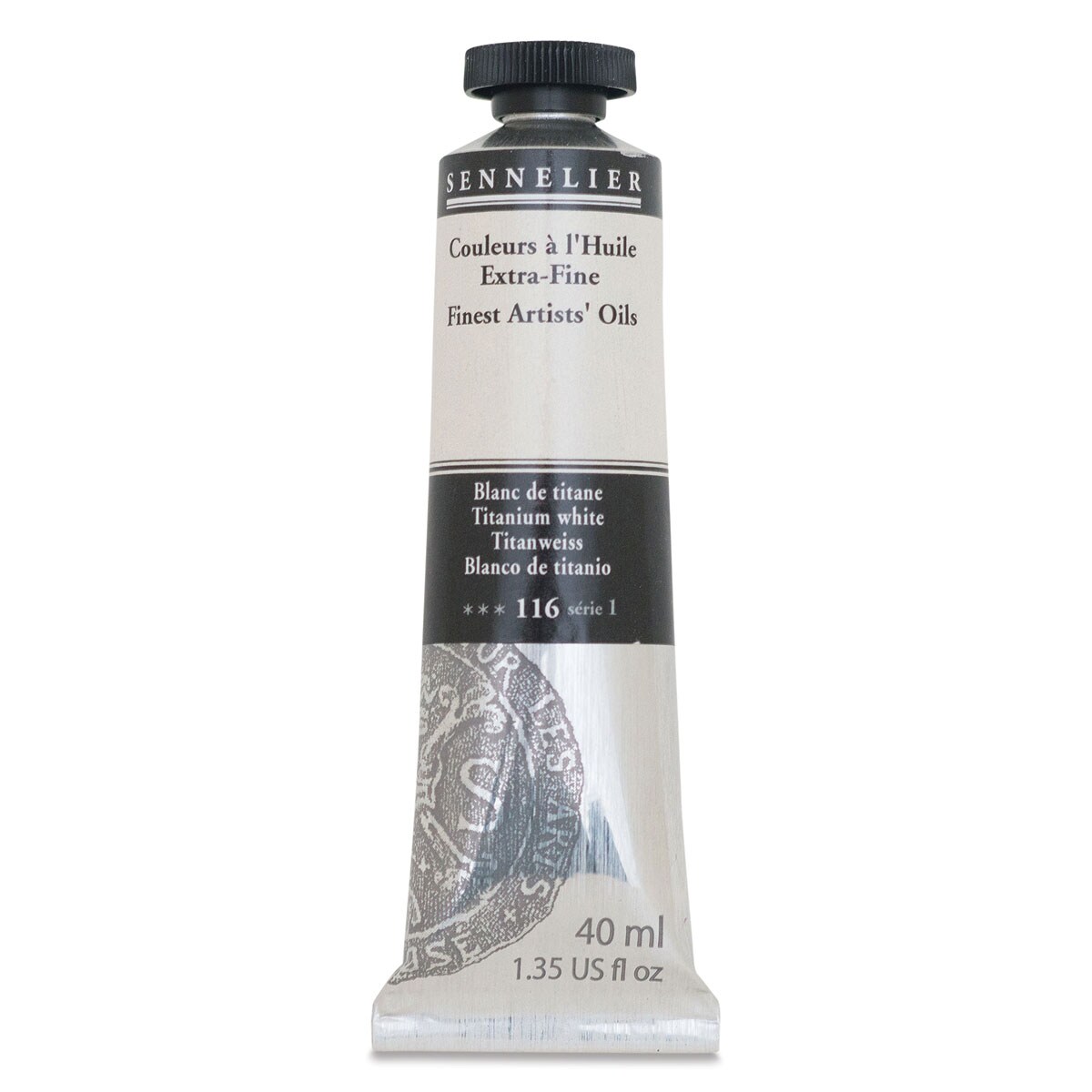 Sennelier Artists' Extra Fine Oil Paint - Titanium White, 40 ml Tube