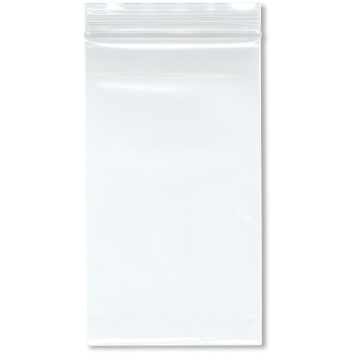 Plymor 4" x 7" (Pack of 100), 4 Mil Heavy Duty Zipper Reclosable Plastic Bags
