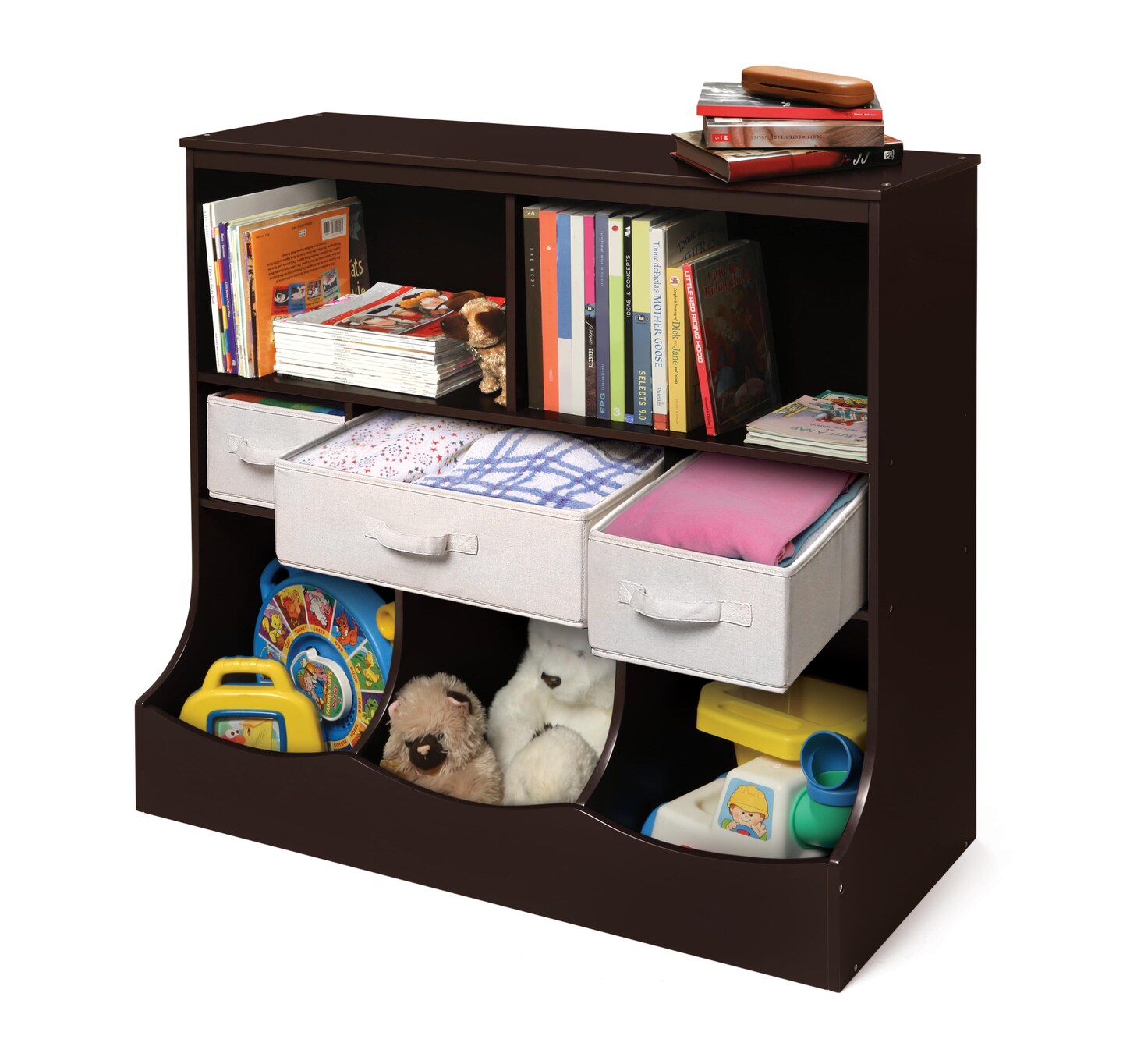 Badger Basket Combo Bin Storage Unit with Three Baskets