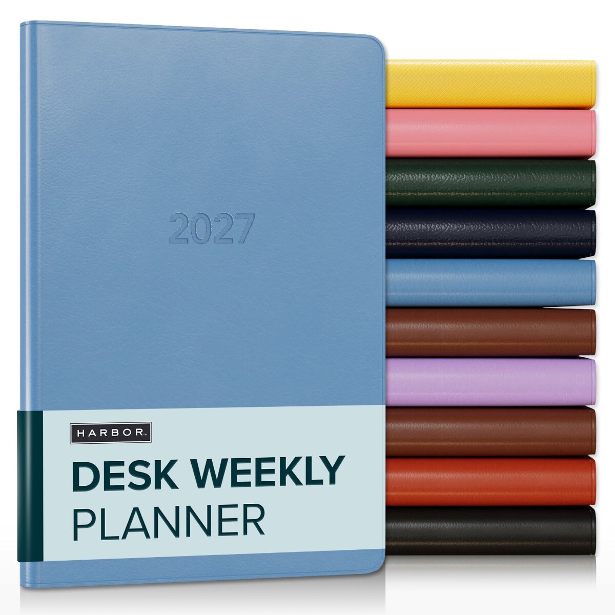 Harbor Desk Weekly Planner 2027 - Cambridge Lavender - 8x5.5