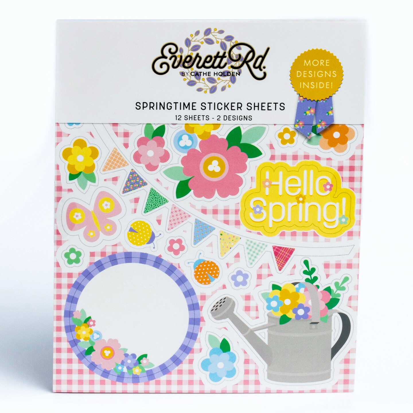 Hello Spring Stickers Everett Rd. by Cathe Holden