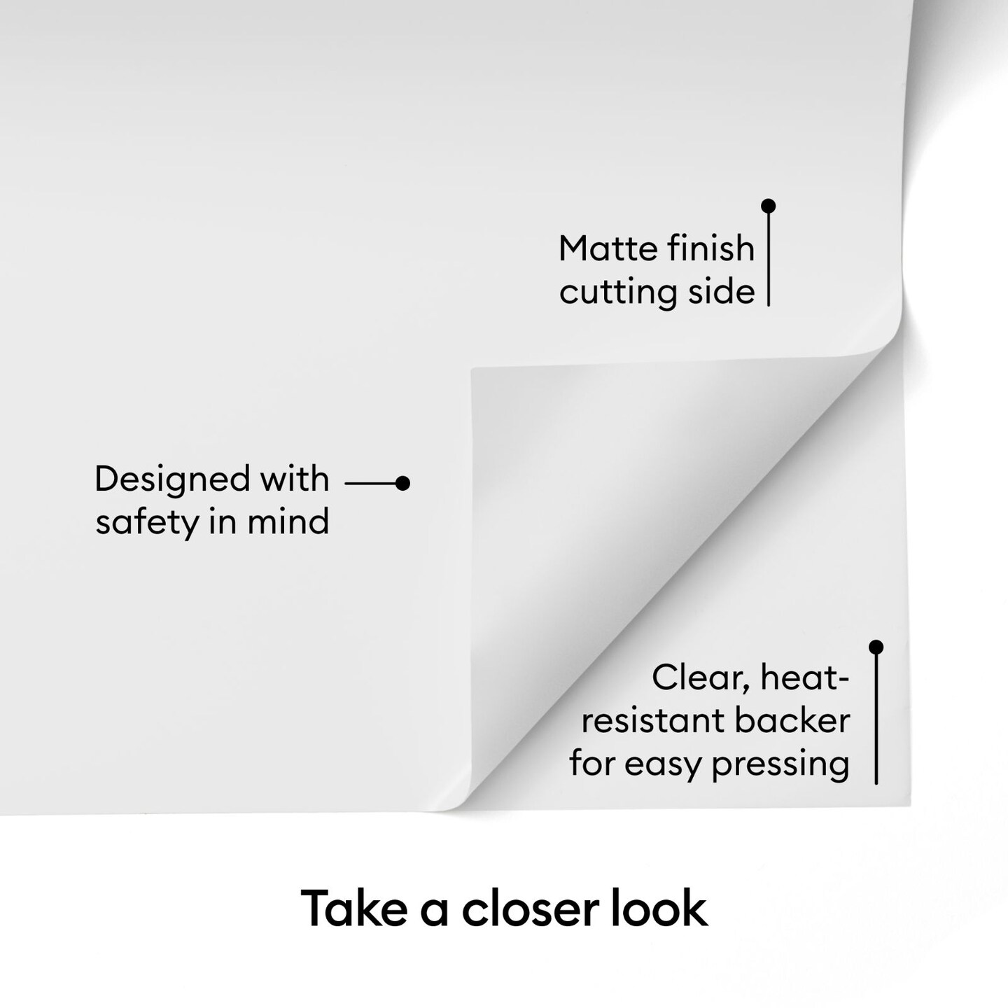 Cricut Value Iron-On (12 in x 20 ft)- White