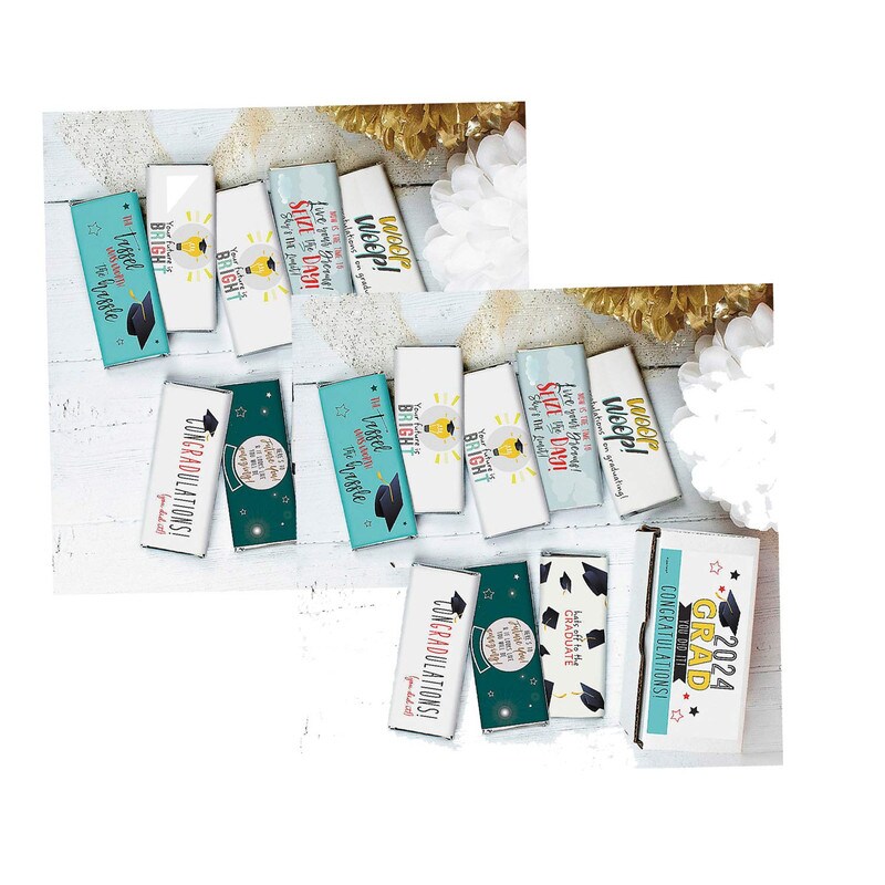 Graduation Candy Gift Box Hershey's Chocolate Bars, Class of 2025 Just Candy