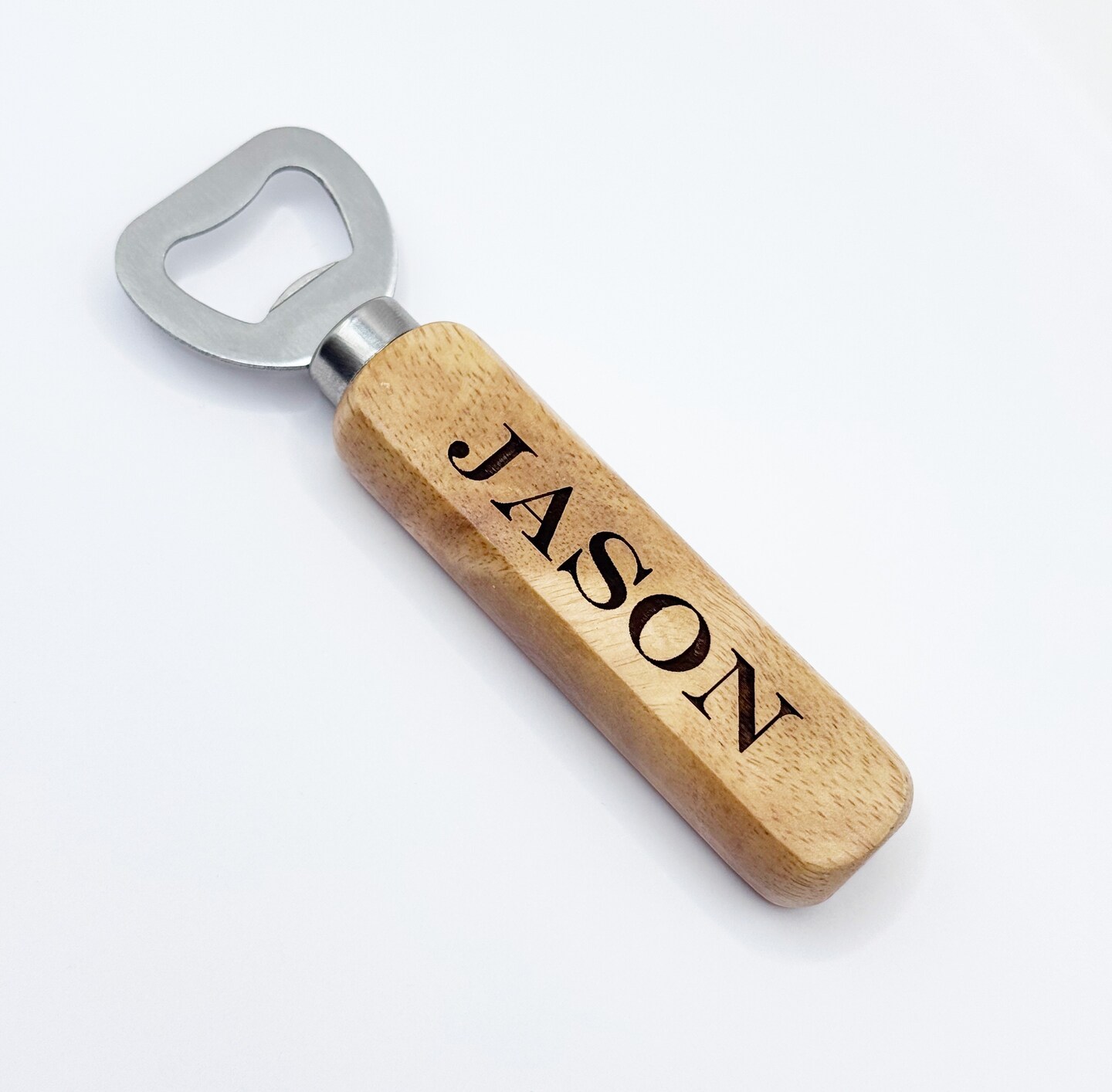 Personalized Wooden Bottle Opener Perfect Gift as Wedding Favor