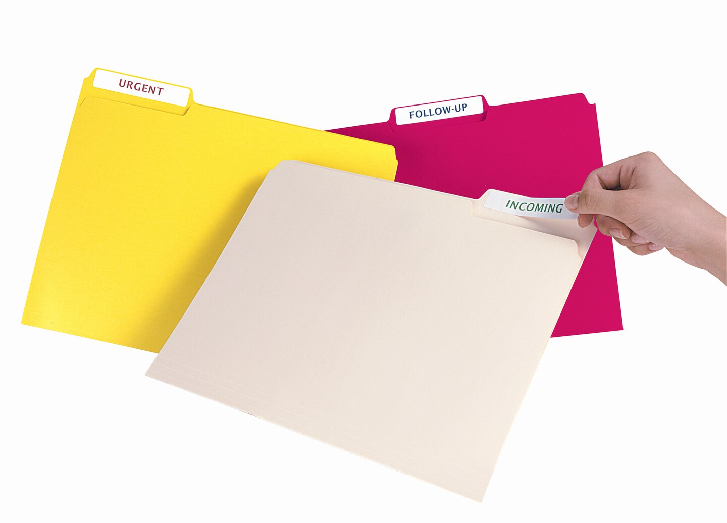 Avery File Folder Labels with Sure Feed, 2/3" x 3-7/16", 750 Printable Labels, Removable, White (8066) - 5 Pack