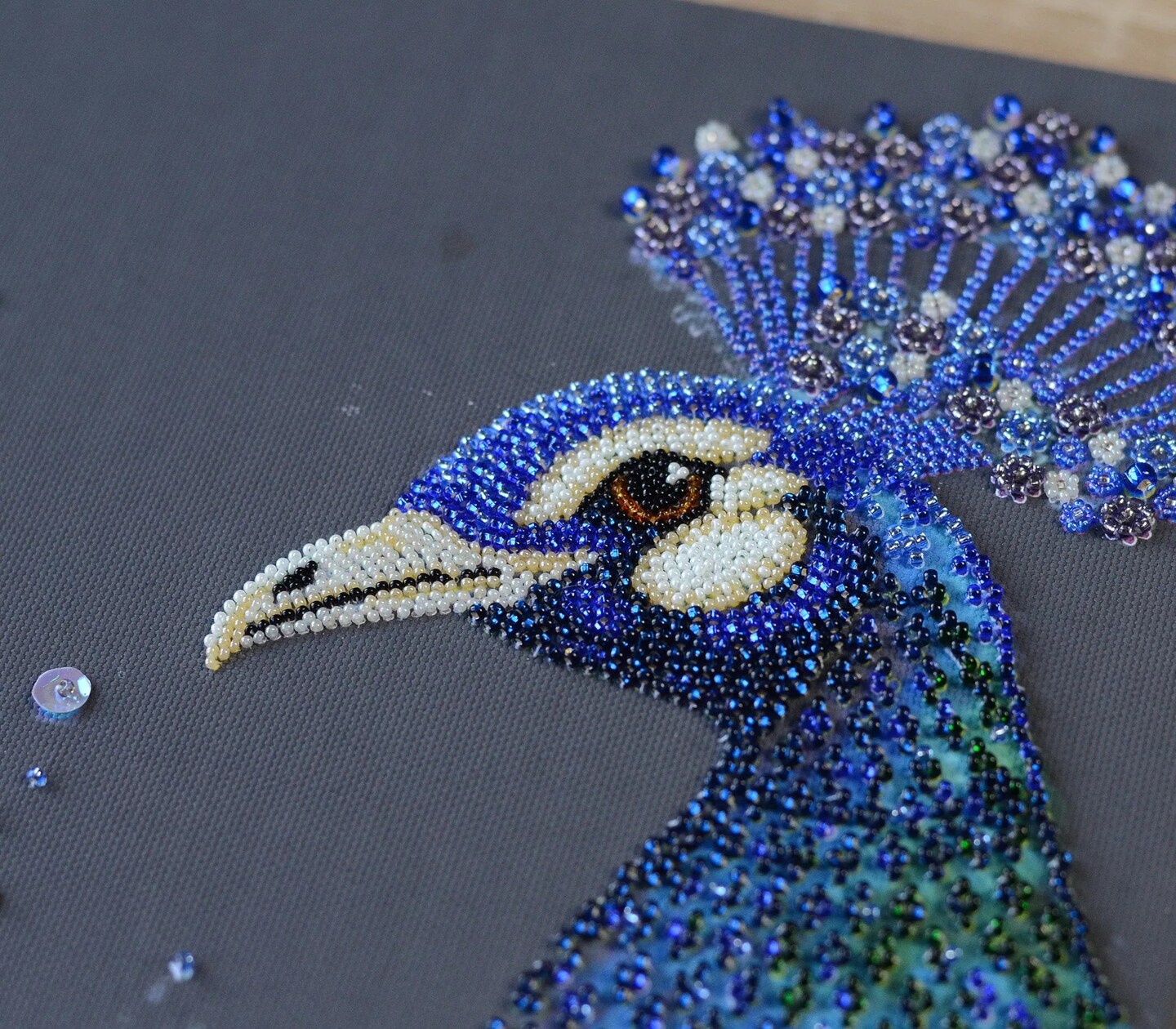 Bead Embroidery Kit - Magical wonder bird