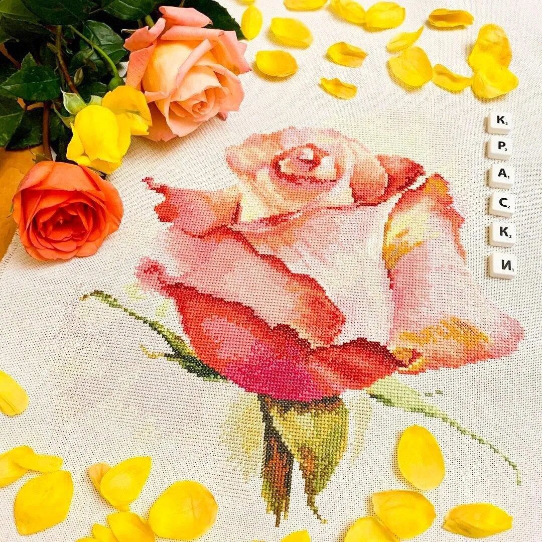 The breath of Rose. Charm 2-39 Counted Cross-Stitch Kit