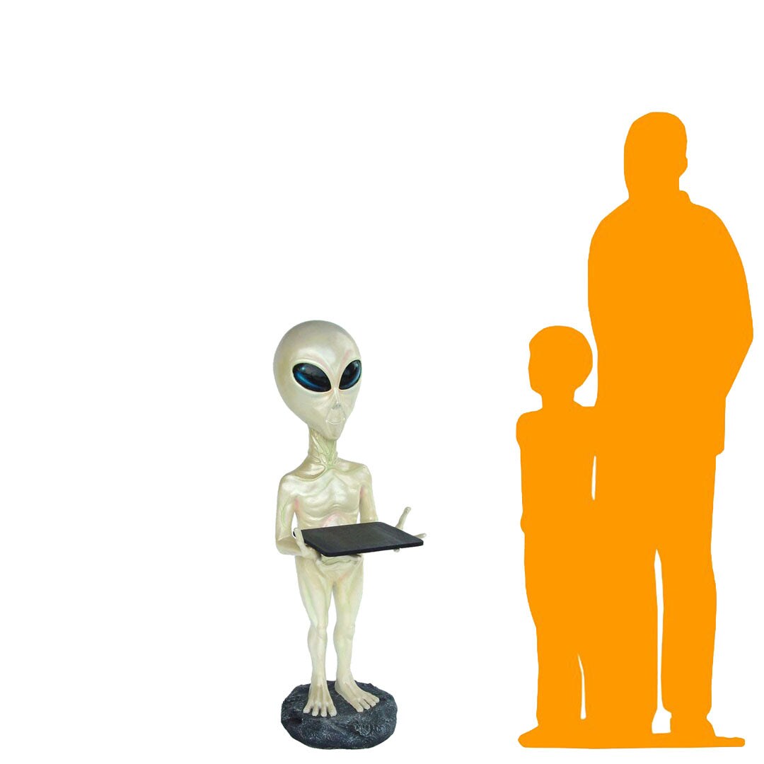Alien Butler Life Size Statue