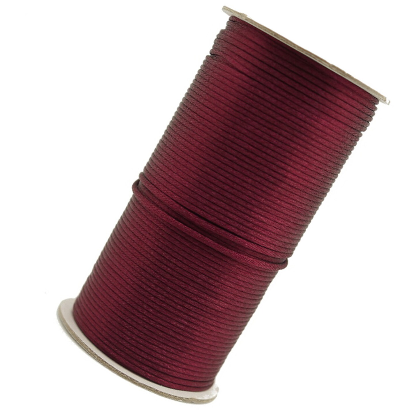 2mm Wide x 200 Yards Burgundy Rattail Cord Trim 1 Spool