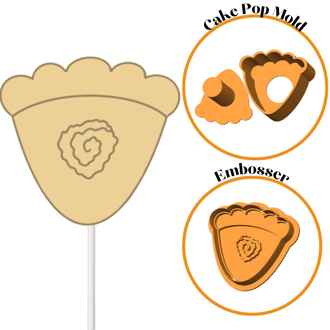 Pie Cake Pop Mold only