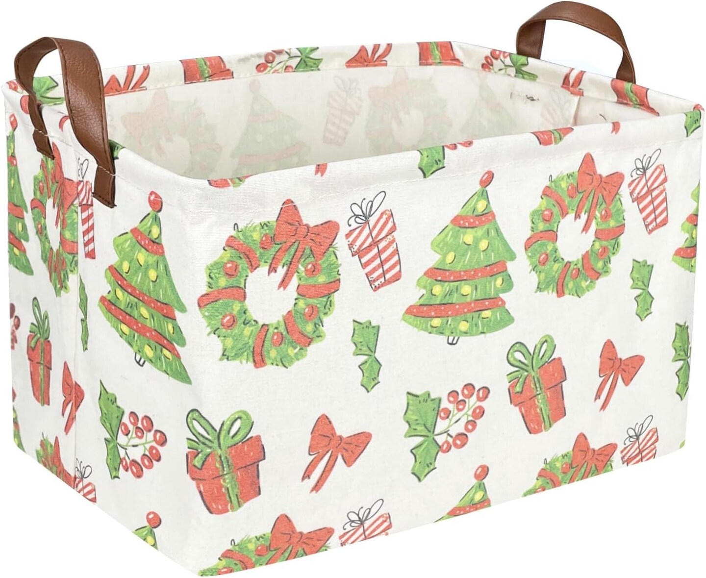 Christmas Baskets Empty with Handles