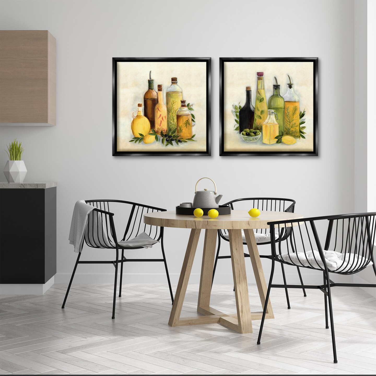 Stupell Industries Italian Kitchen Cooking Oils 2pc Floating Frame Set By Marilyn Dunlap