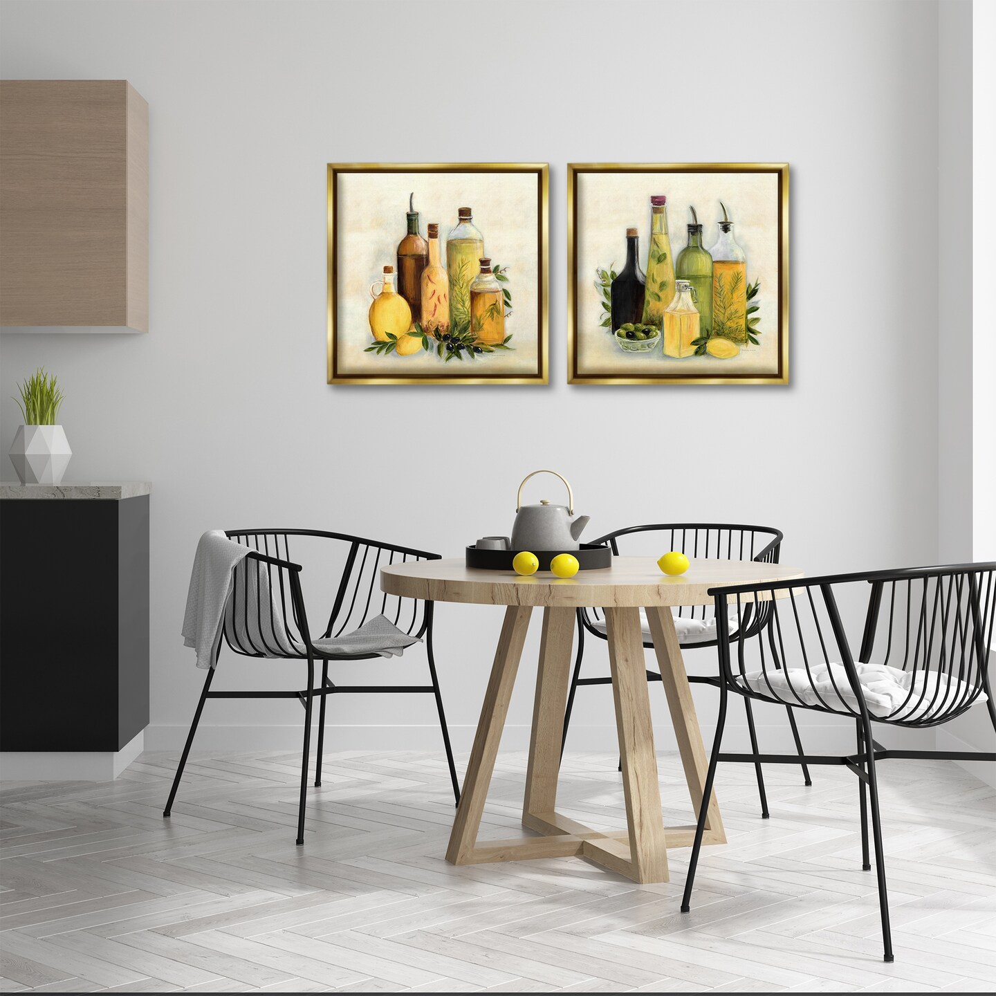 Stupell Industries Italian Kitchen Cooking Oils 2pc Floating Frame Set By Marilyn Dunlap