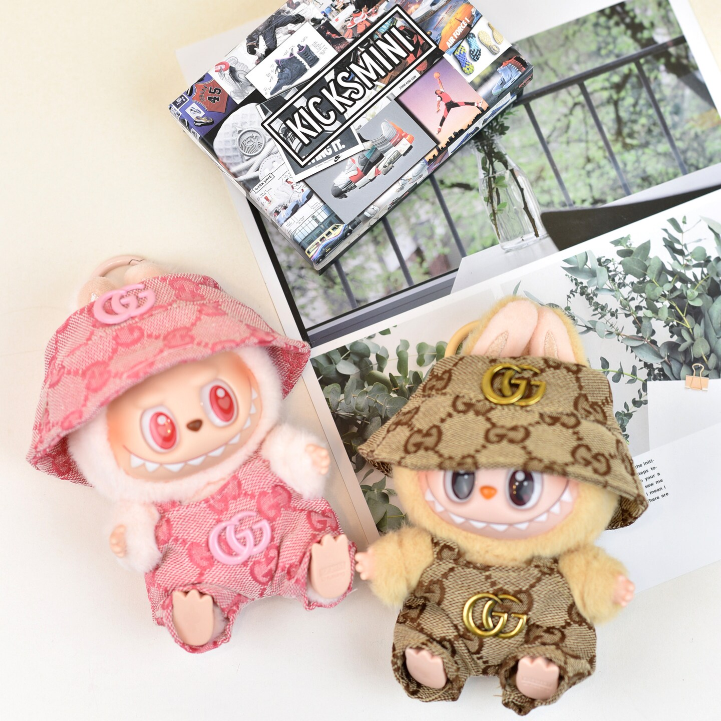 Handcrafted Gucci Style Labubu outfit with Hat | Labubu Clothes | Labubu Accessories | Labubu Shirts
